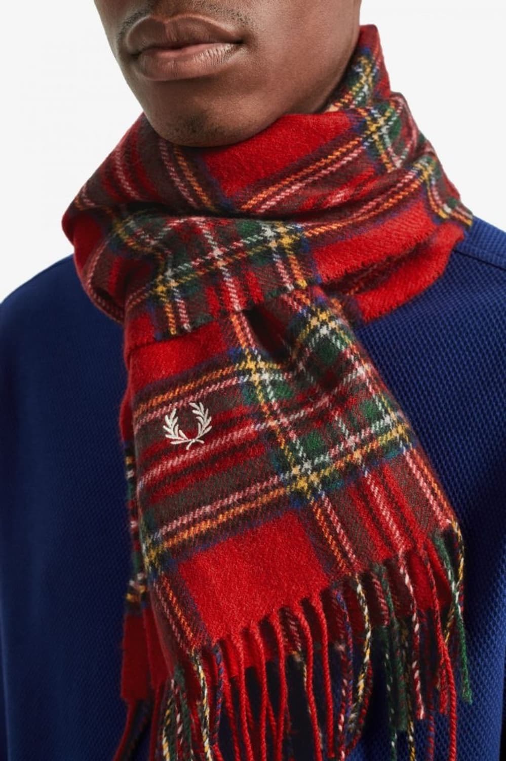 프레드페리 타탄체크 머플러 상품이미지2