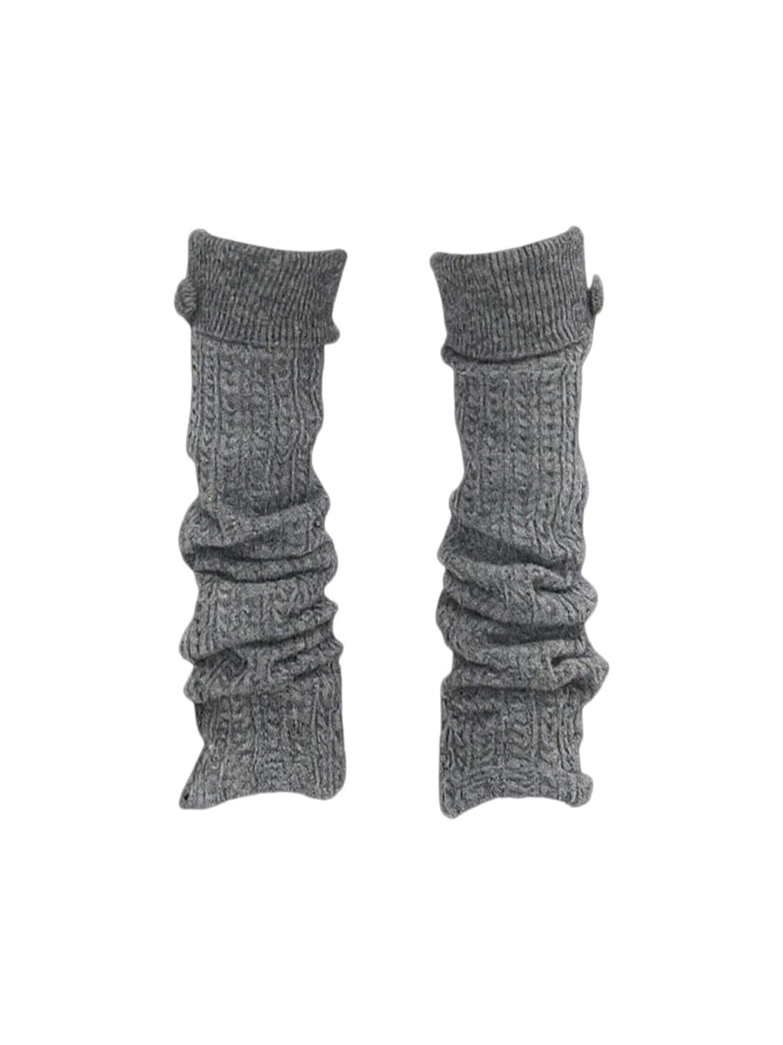 익스파이드걸 COZY BUTTON LEG WARMER GREY 상품이미지7