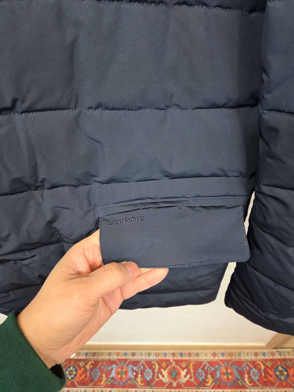 바버 3버튼 패딩 블레이저 자켓 L xl 상품이미지8