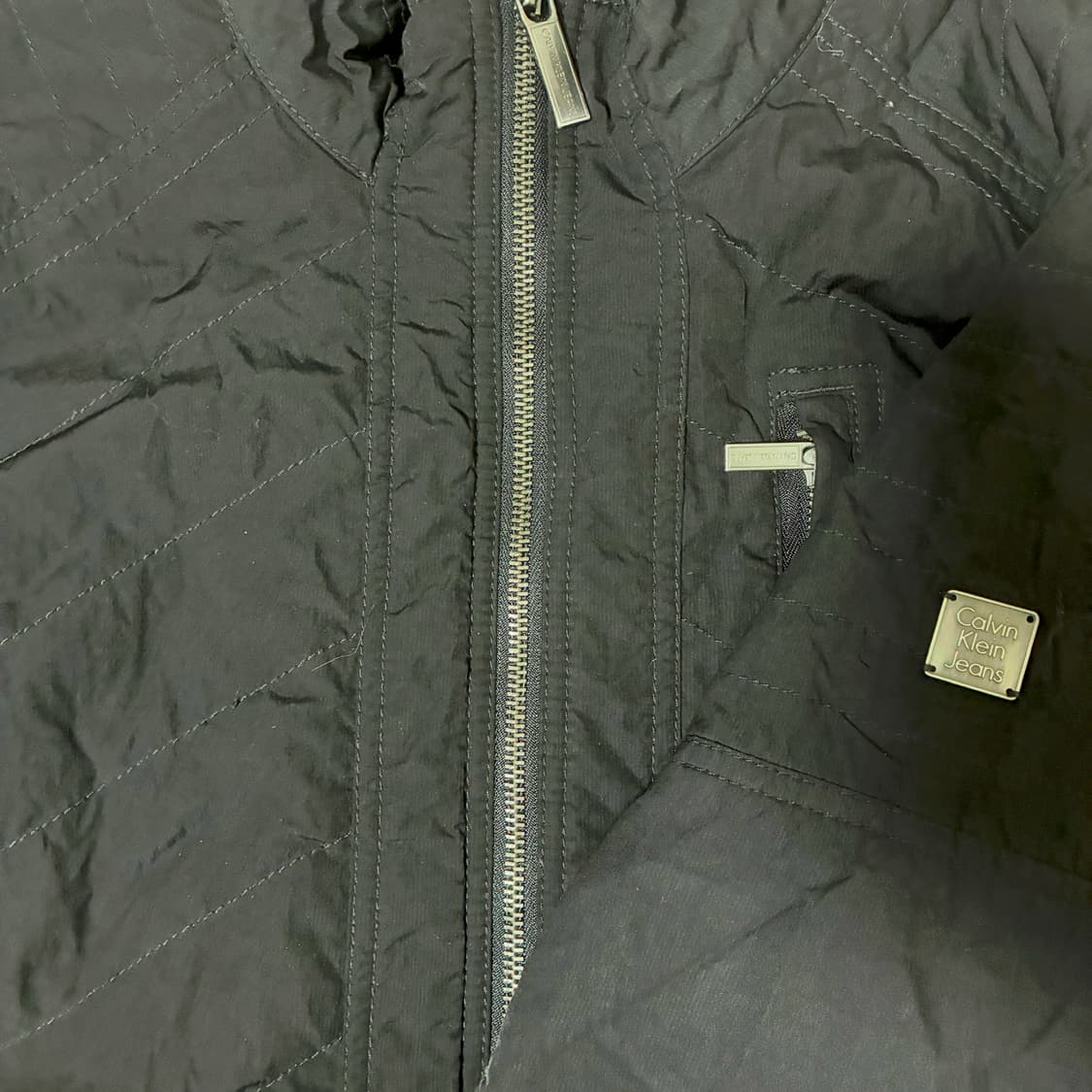 나일론 퀄팅 라이더 자켓 상품이미지7