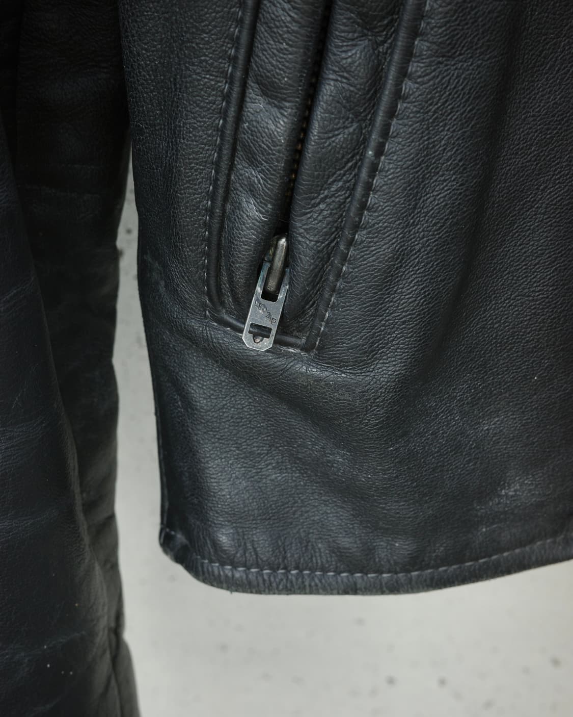 70‘s 테일러레더웨어 뉴올리언스 폴리스맨 패트롤 레더 자켓 상품이미지6