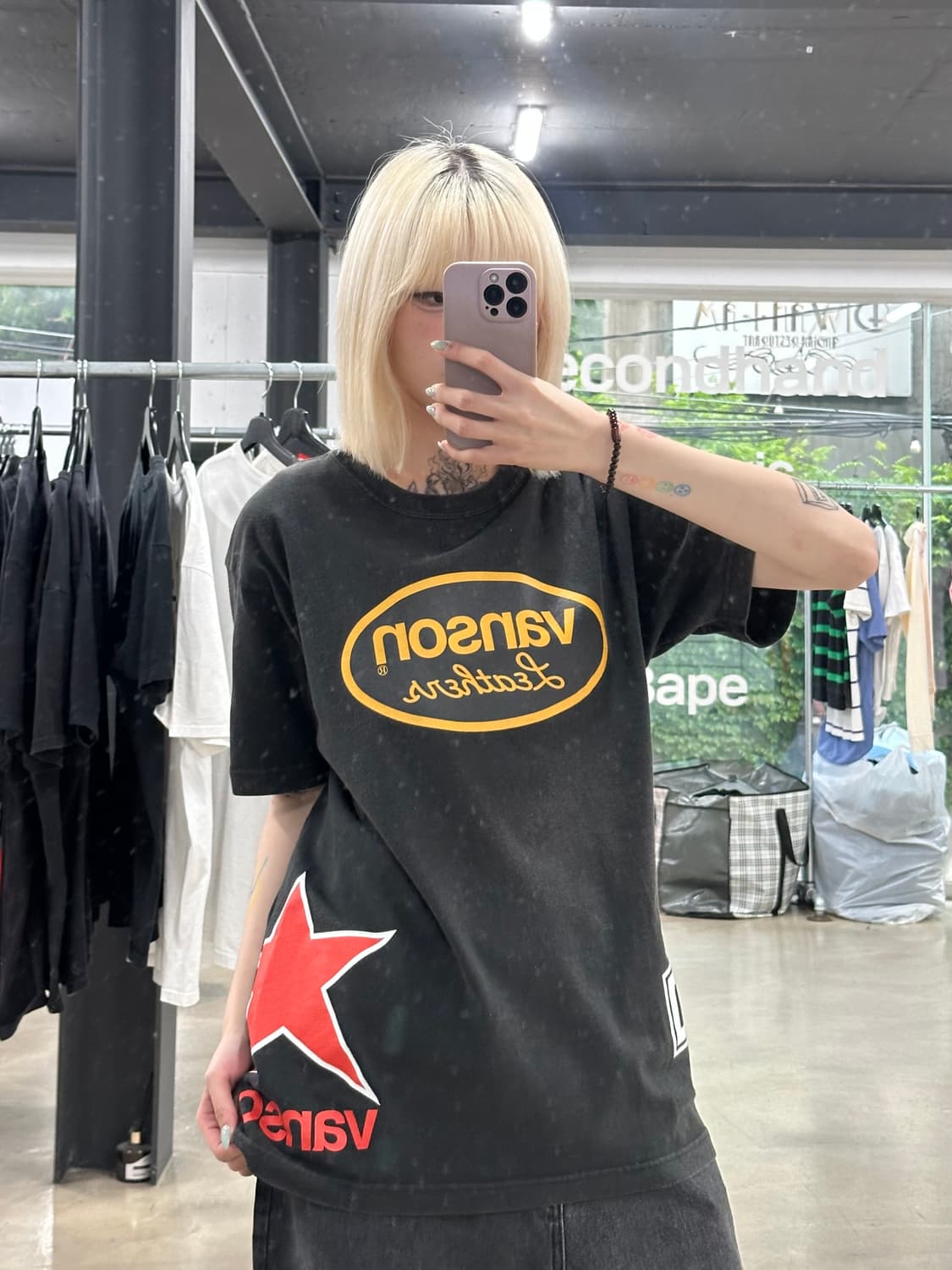 벤슨 로고 프린팅 반팔 티셔츠 상품이미지1