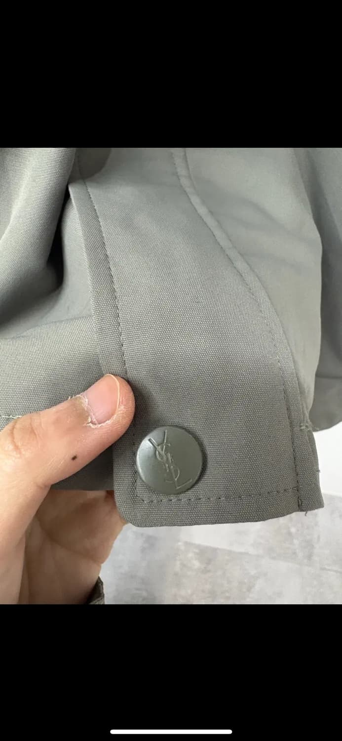 입생로랑 스몰로고 라이트카키 폴리자켓 H1465 상품이미지4