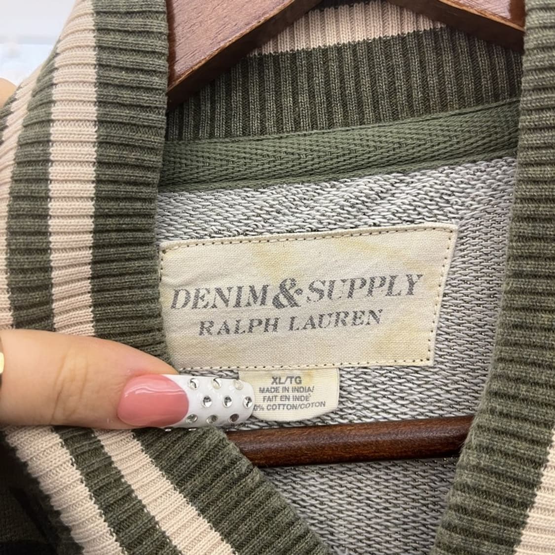 데님 앤 서플라이 랄프로렌 에스닉 히피 바시티 자켓 XL C10061 상품이미지5