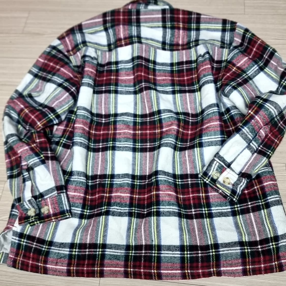 미제 헌터 체크 남방 셔츠(105) 상품이미지5