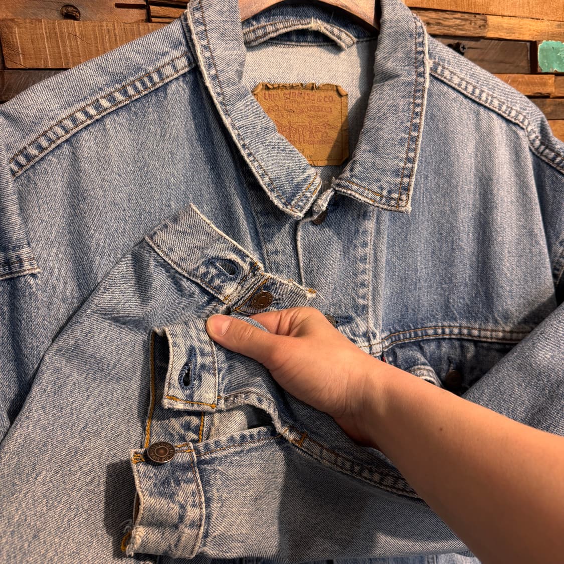 80-90s Levis 3rd Denim Trucker Jacket 상품이미지6
