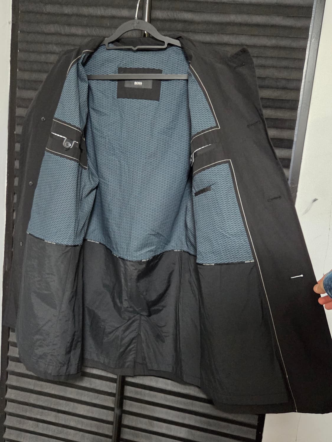 (정품) [휴고보스] 하프롱코트 자켓 판매합니다. 상품이미지6