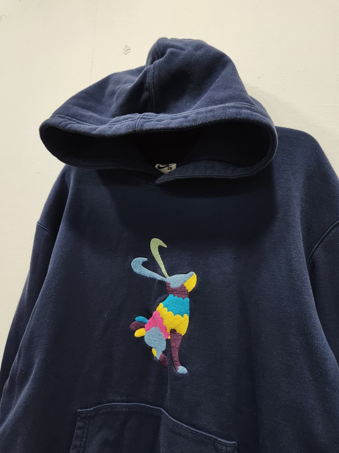 나이키 SB 래빗 자수 후드티 네이비 XL 상품이미지2
