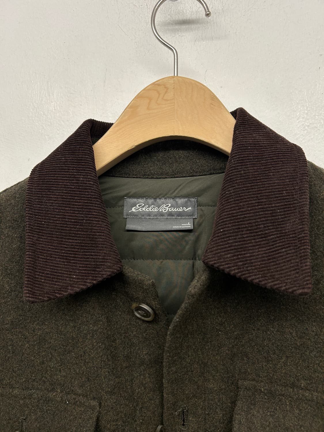 에디바우어 카키 울 자켓 상품이미지4