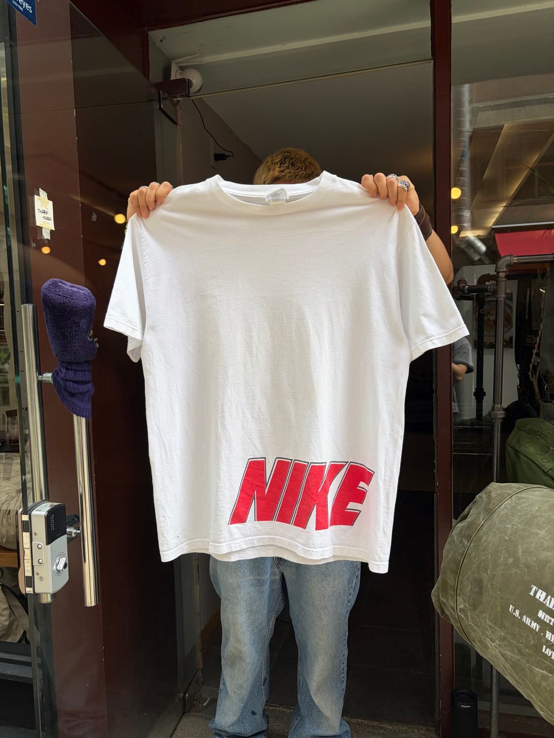 90’s Nike USA Hem swoosh logo T-shirt 상품이미지8