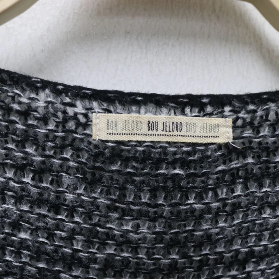 BOU JELOUD 부클 패턴 가디건 61236 상품이미지5