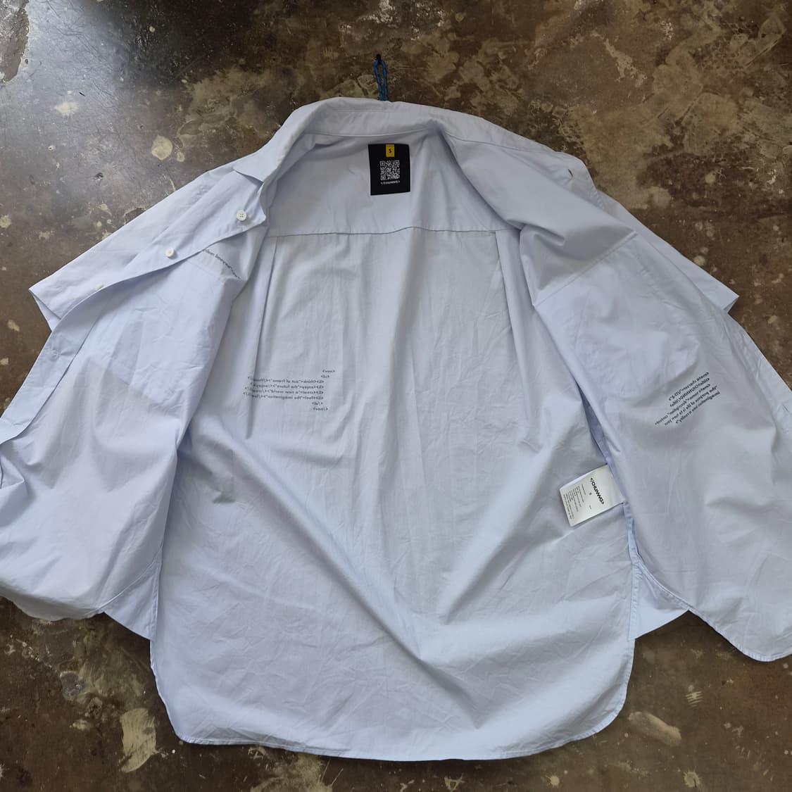 105) 청 엔엔엔원 오버사이즈 셔츠 남방 우영미 크리에이티브 디렉터 상품이미지6