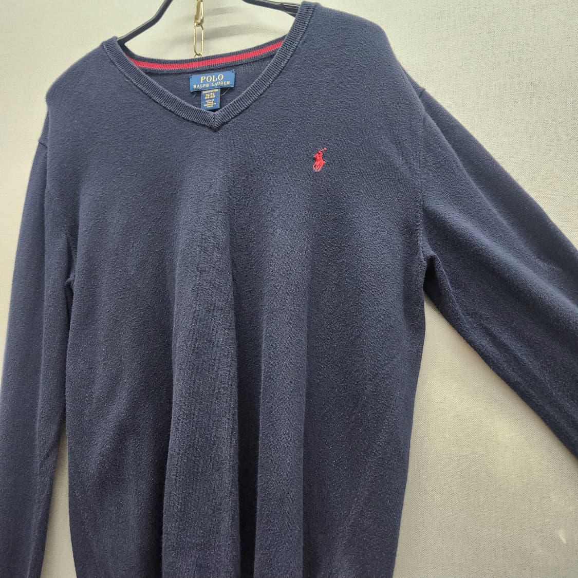 폴로랄프로렌 피마코튼 로고 니트 M 상품이미지2