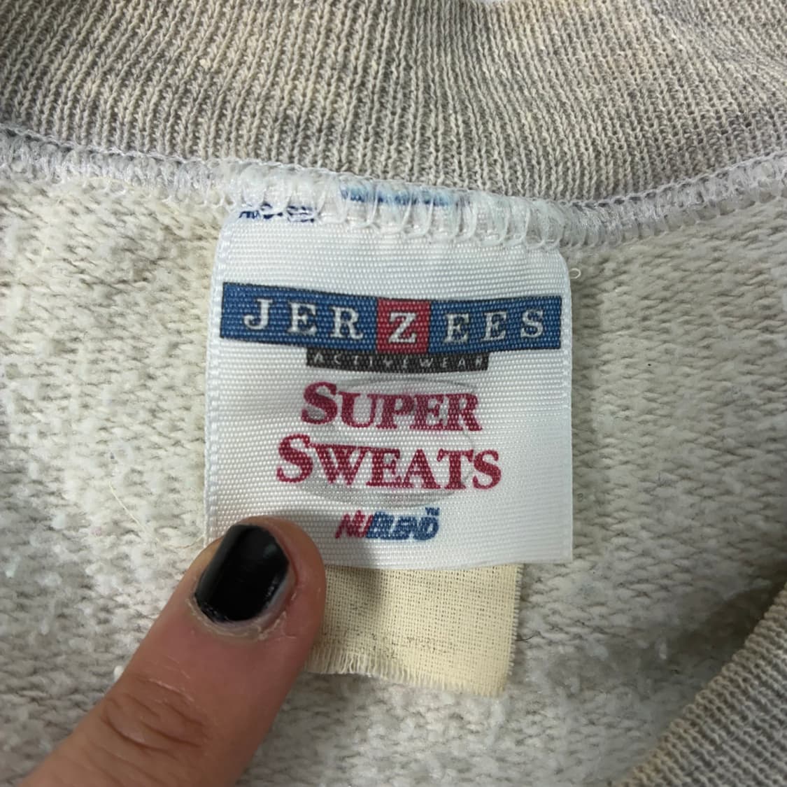 Vintage  90,s USA 아미 밀리터리 그레이 맨투맨  상품이미지5