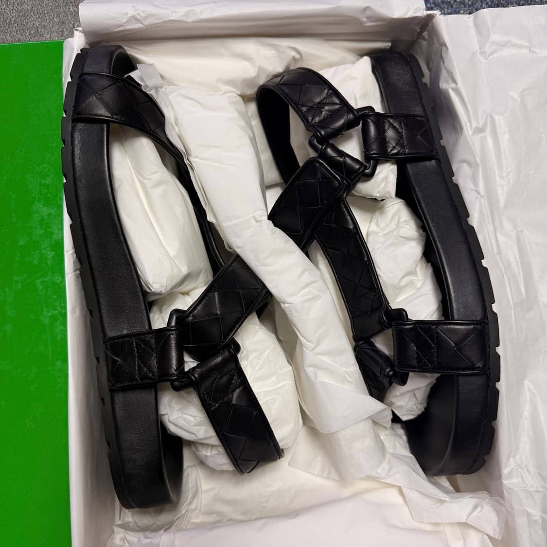 Bottega Veneta 보테가 베네타 트립 샌들 블랙 상품이미지6