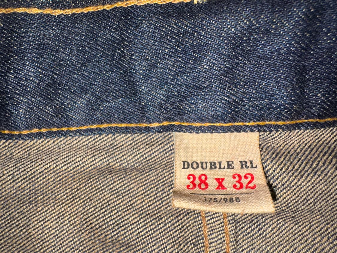 RRL 로우 스트레이트핏 셀비지 진 38X32 상품이미지6