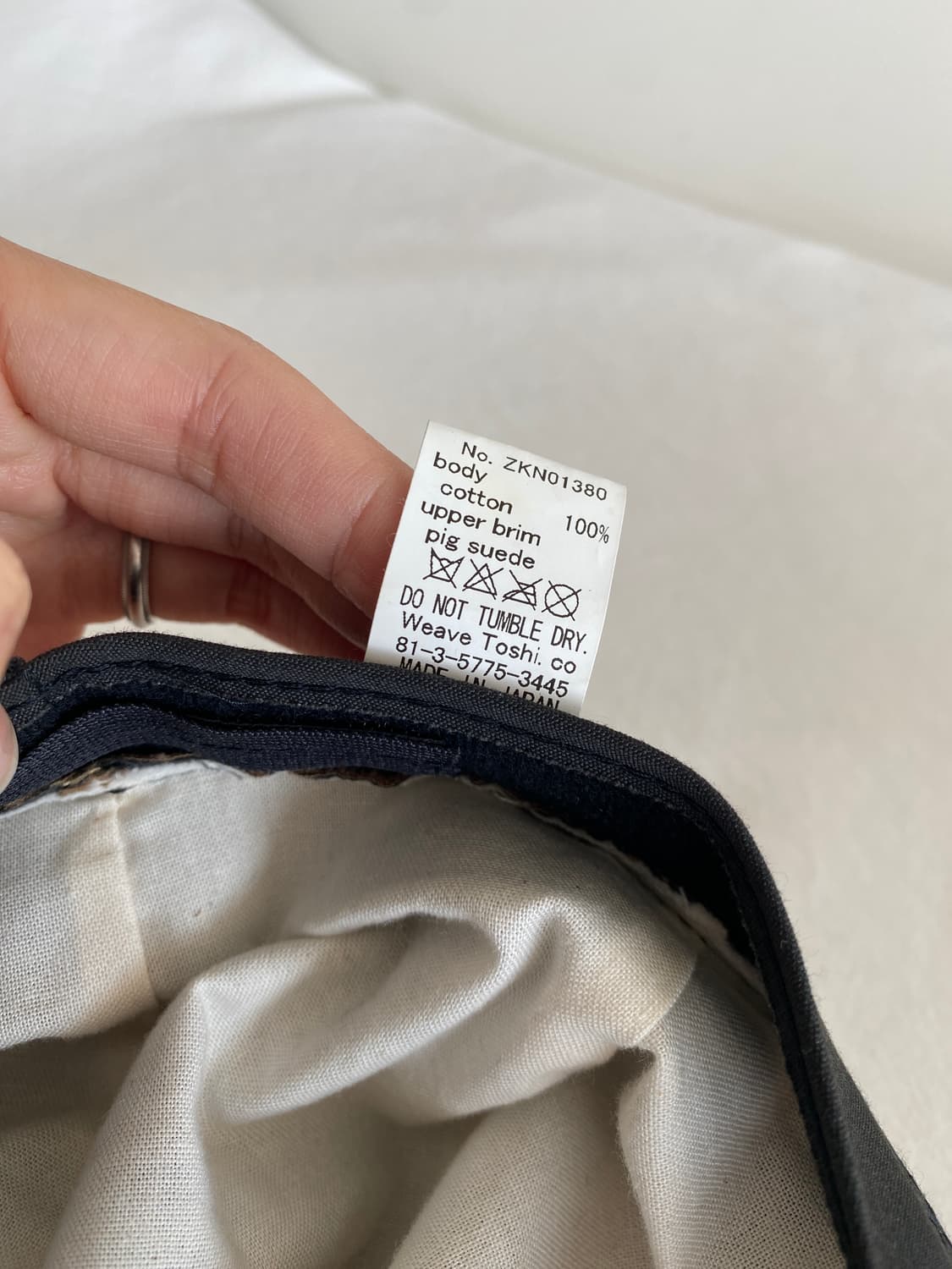 카시라 코듀로이 캡 상품이미지9