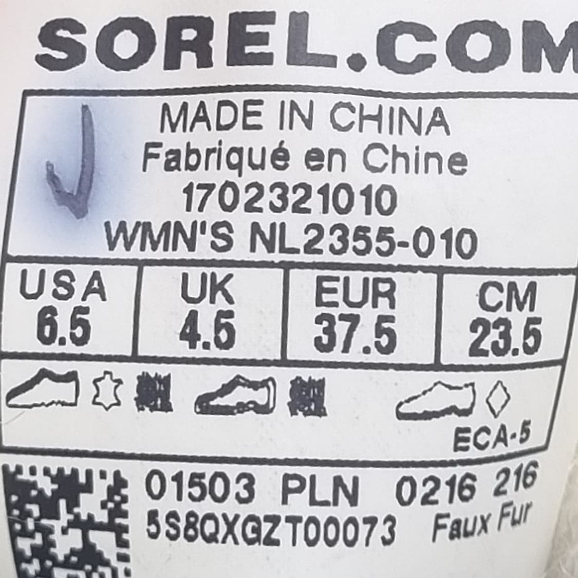 소렐 스웨이드 여성모카신235 상품이미지6