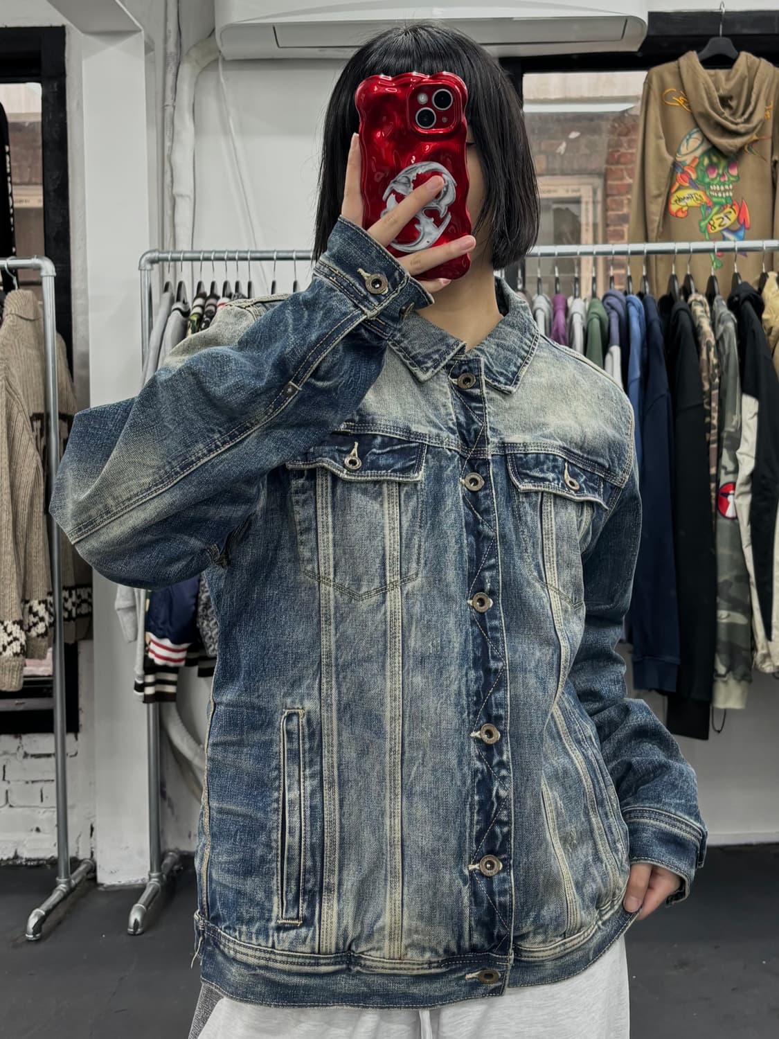 VTG 퀼팅 데님자켓 상품이미지4