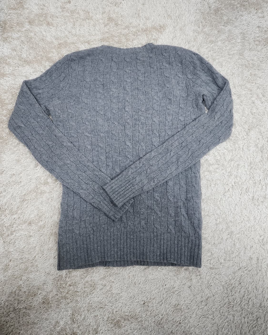 랄프로렌 스포츠 여성 v넥 울 니트 그레이 s (폴로) 상품이미지7