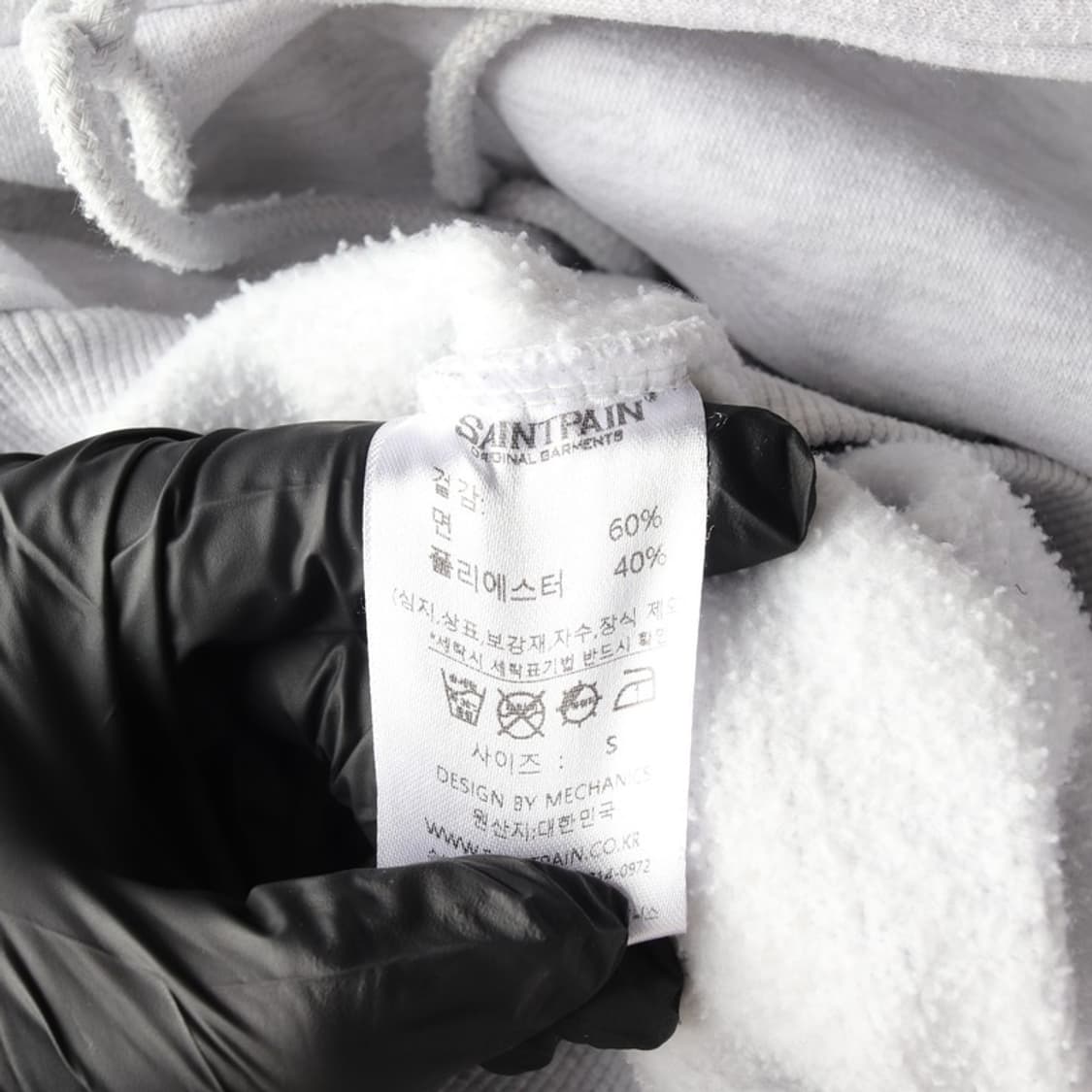 세인트페인 SAINT 76 로고 후드티 S 상품이미지6