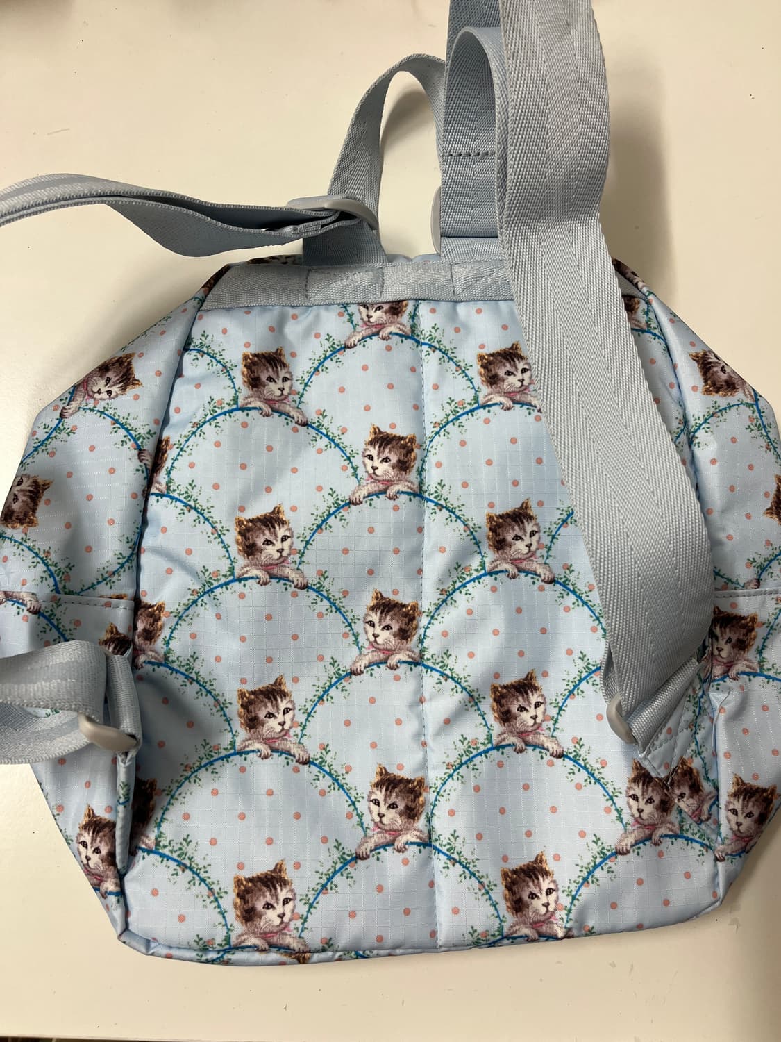 폴앤조 x 레스포삭 고양이 백팩 - 블루🌀 상품이미지2