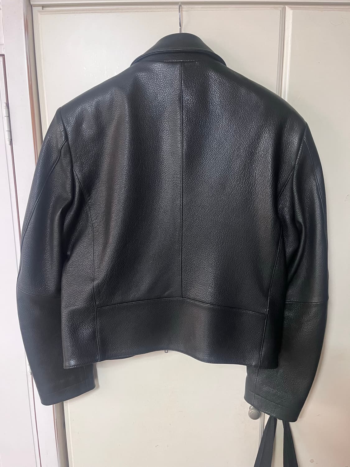 50) 노이어 고트 슈렁큰 레더 자켓 상품이미지2