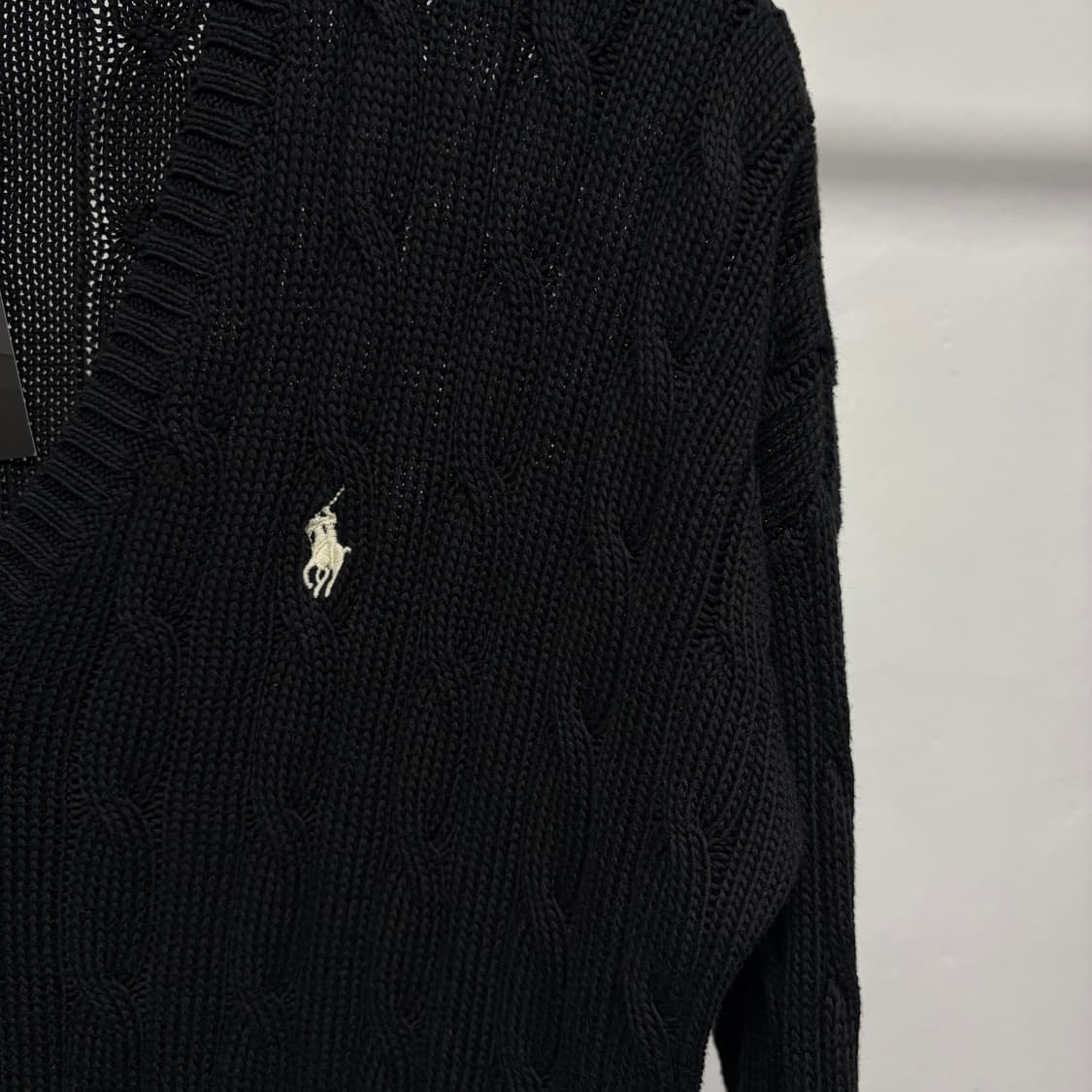 폴로 랄프로렌 브이넥 케이블 니트 2 상품이미지3