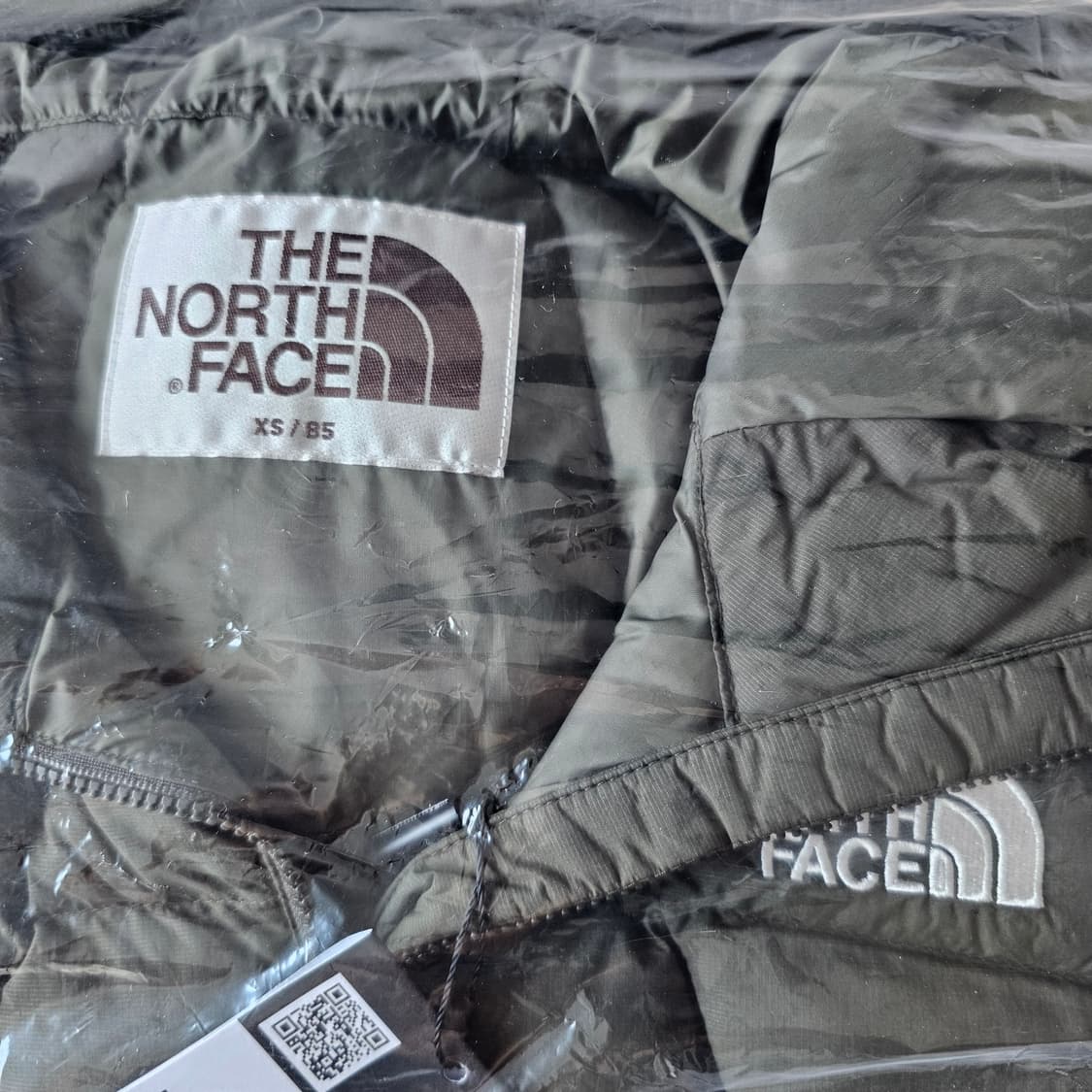 미개봉 85 XS 노스페이스 화이트 라벨 데이드라이브 EX 온 패딩 카키 상품이미지3
