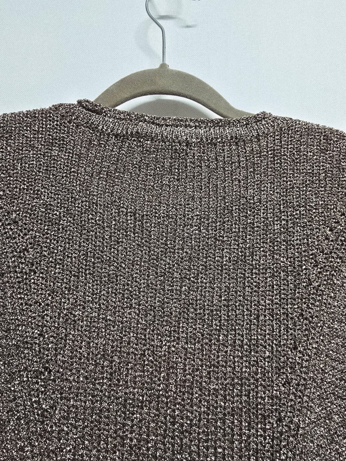 EGOIST 니트 베스트 플레어 브라운 상품이미지6