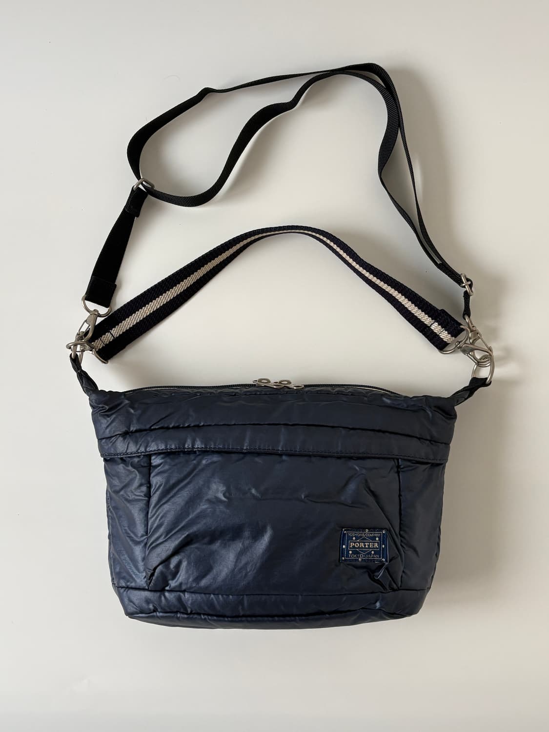 2way Nylon Shoulder Bag (Navy) 상품이미지3