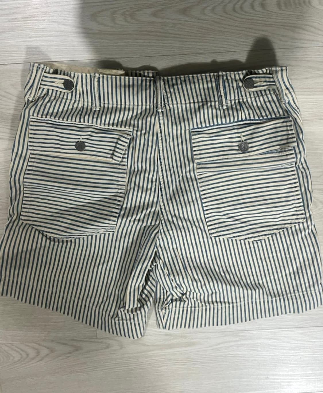 RRL 더블알엘  스트라이프 코튼린넨 필드쇼츠 반바지/30 상품이미지2