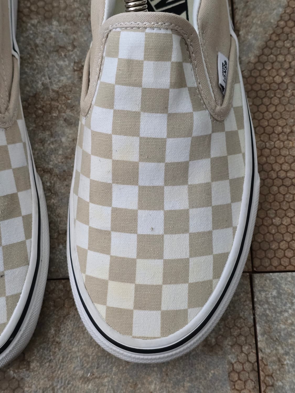 (245)반스 체커보드 슬립온 프렌치 오크  상품이미지3