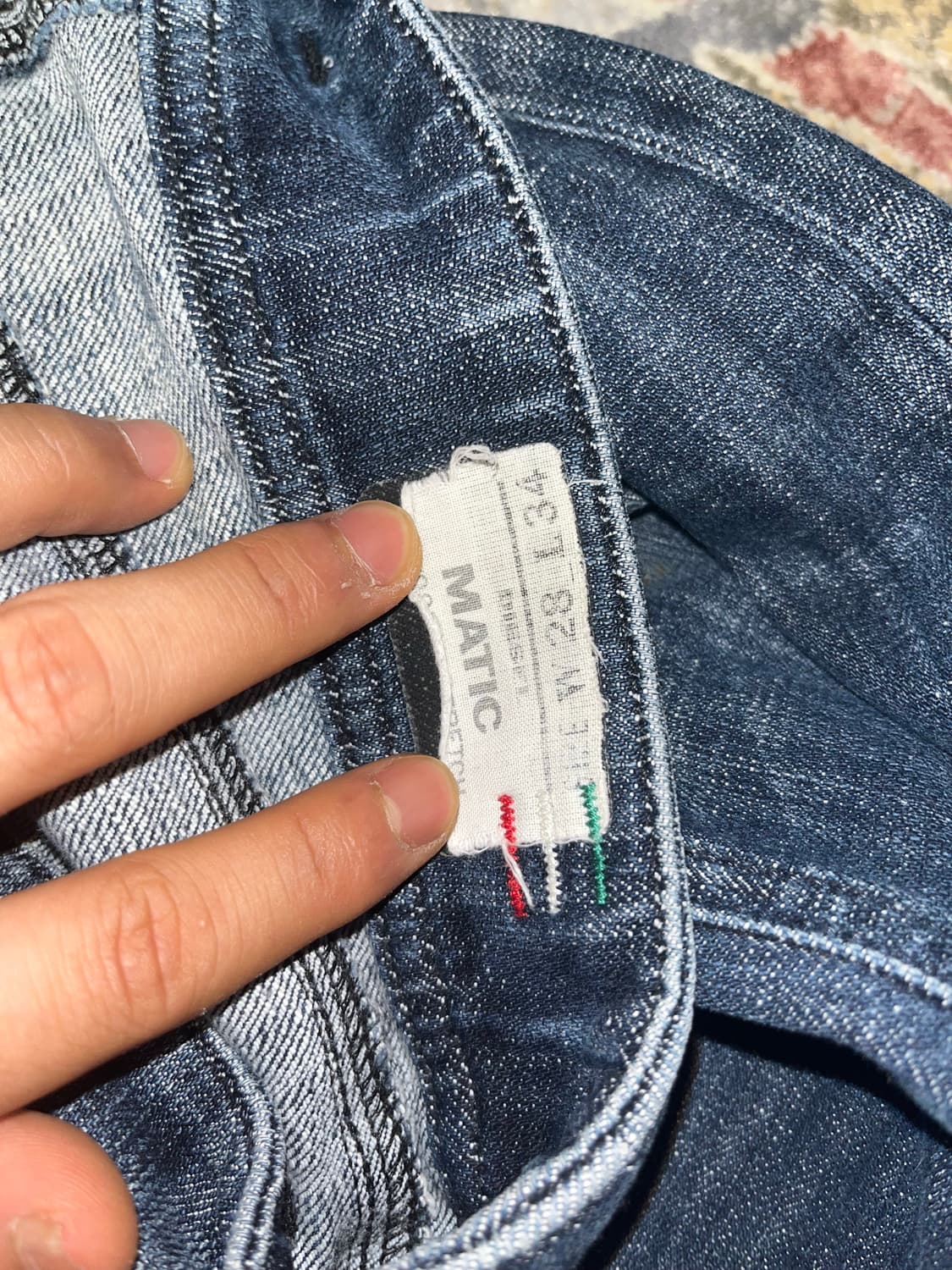 디젤 매틱 로우라이즈 슬림핏 데님진 상품이미지9