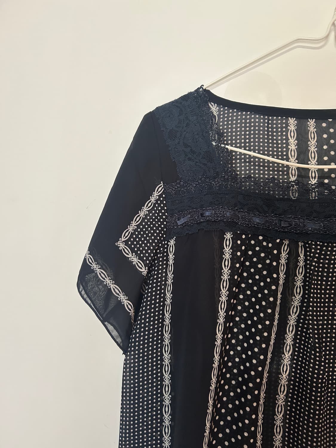 땡땡이 블라우스 상품이미지3