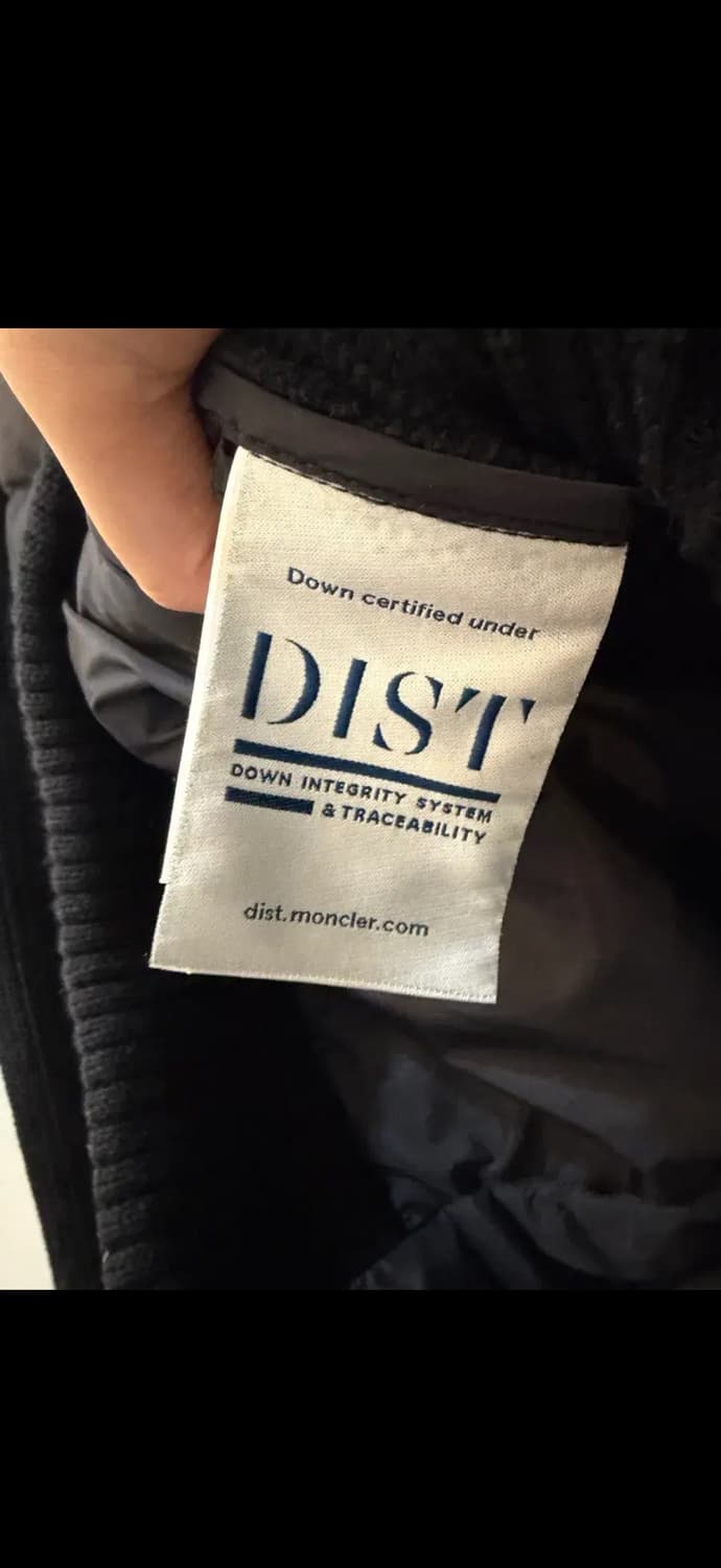 몽클레어 블랙 패딩 니트 가디건 상품이미지5