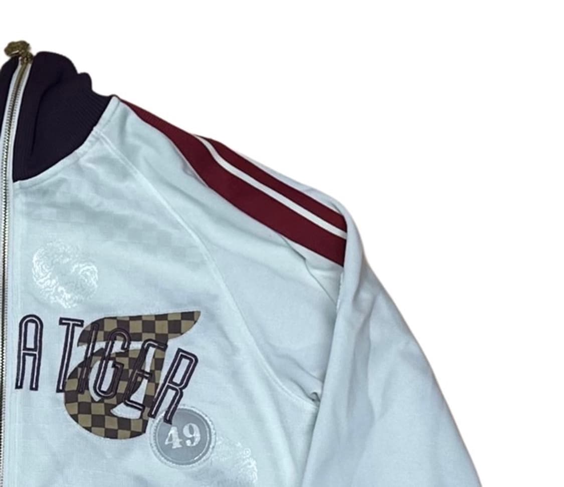 오니츠카타이거 빅로고 화이트트랙탑져지 S 상품이미지2