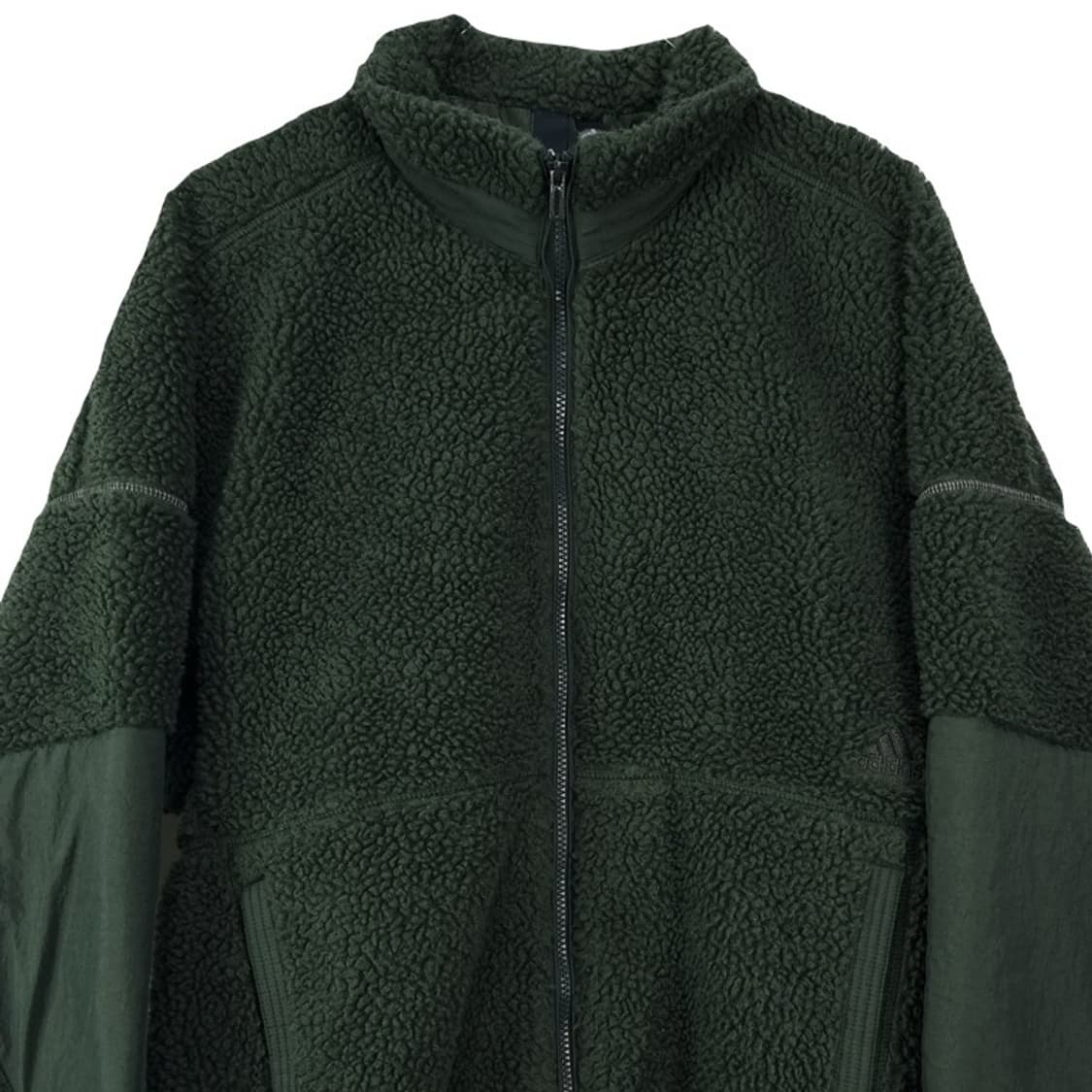 아디다스 오버사이즈 쉐르파 플리스 자켓 딥카키 M18931 상품이미지4