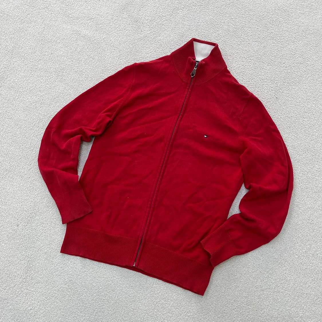 M 타미힐피거 니트 집업 0415M 상품이미지1