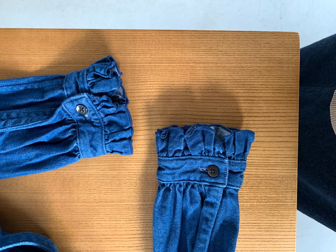 Kapital 캐피탈 레이스 인디고 셔츠 상품이미지5