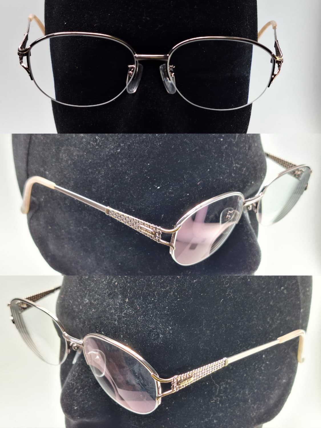 올드 셀린느 CL-6521 반무테 안경테 명품 일본 수입 하이엔드 고급  상품이미지5