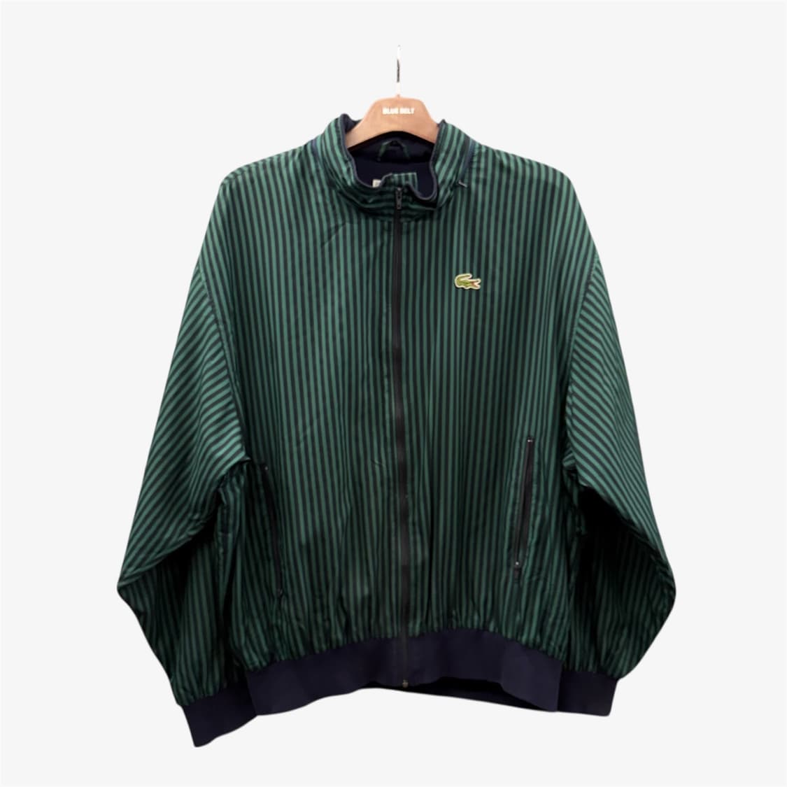 라코스테 스트라이프 블루종자켓 프렌치메이드 컬렉션 PK안감 디테일 상품이미지1