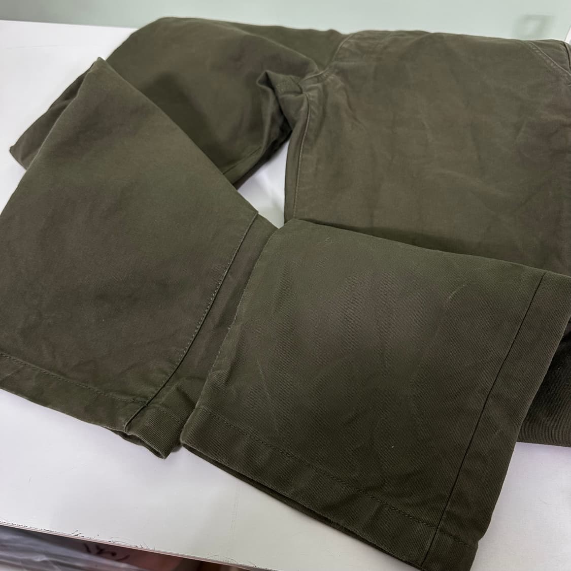 M 유니폼브릿지 카키 레귤러핏 워크팬츠 상품이미지4