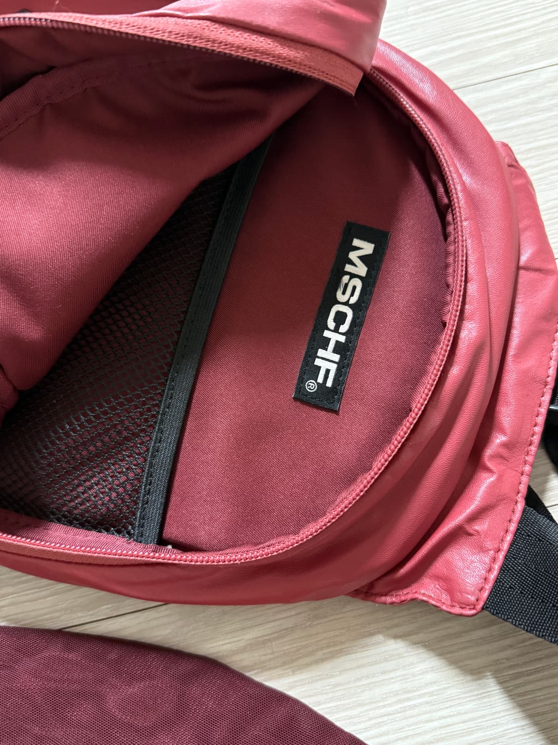 미스치프 롬버스 미니 백팩 페이디드 레드 상품이미지5
