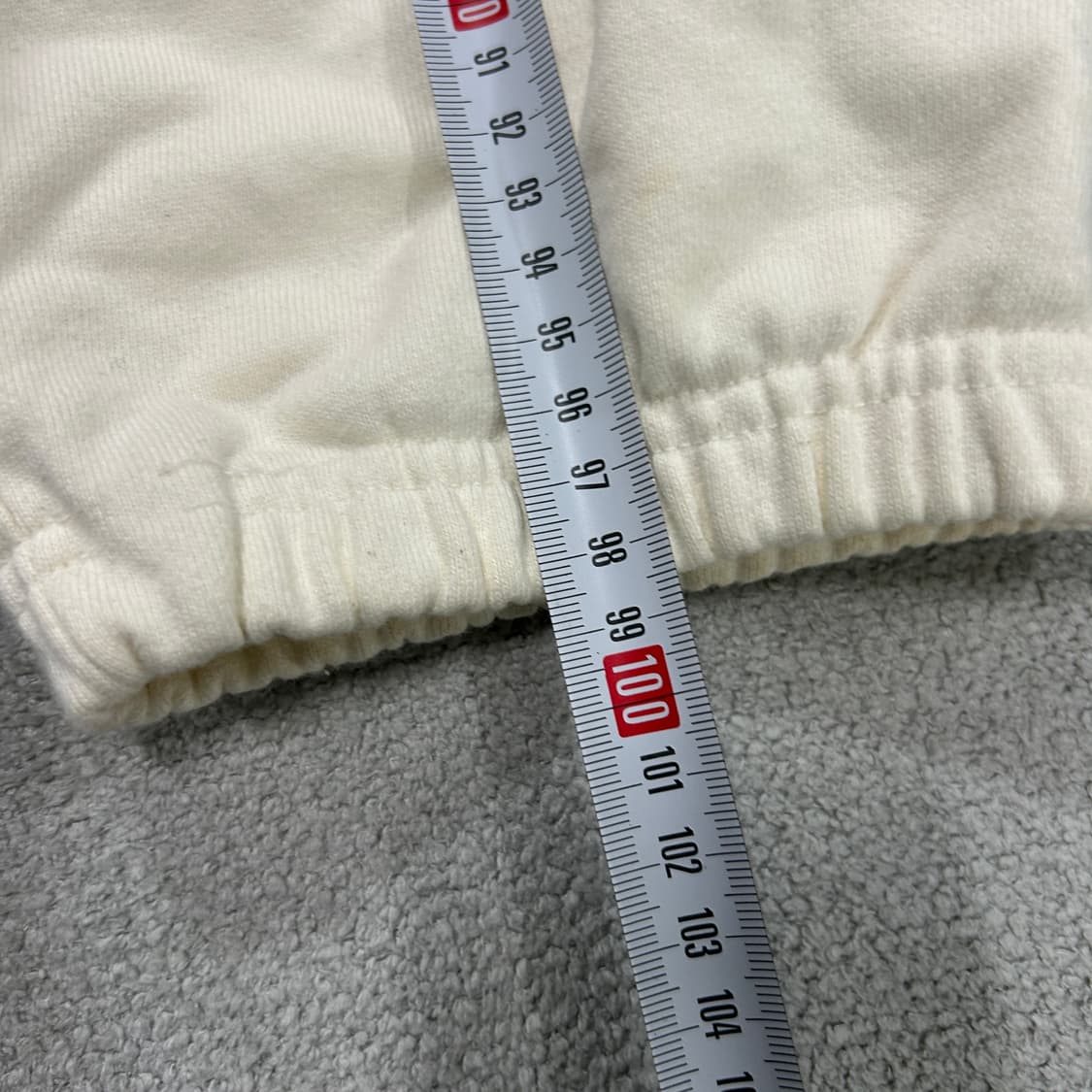 위캔더스 아이보리 로고 트레이닝 바지 m 상품이미지8