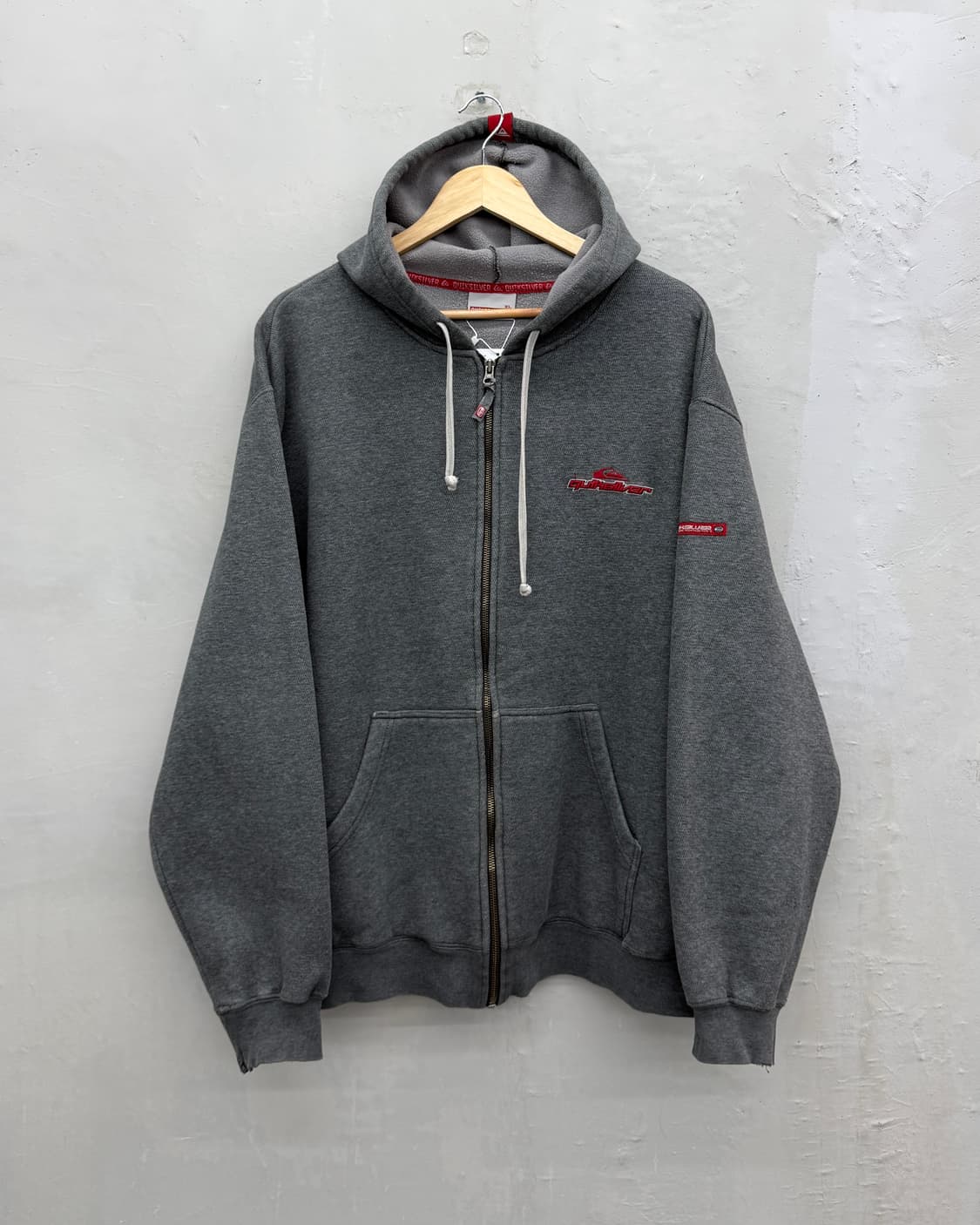 퀵 실버 00s 오버사이즈 집업 후디 상품이미지1