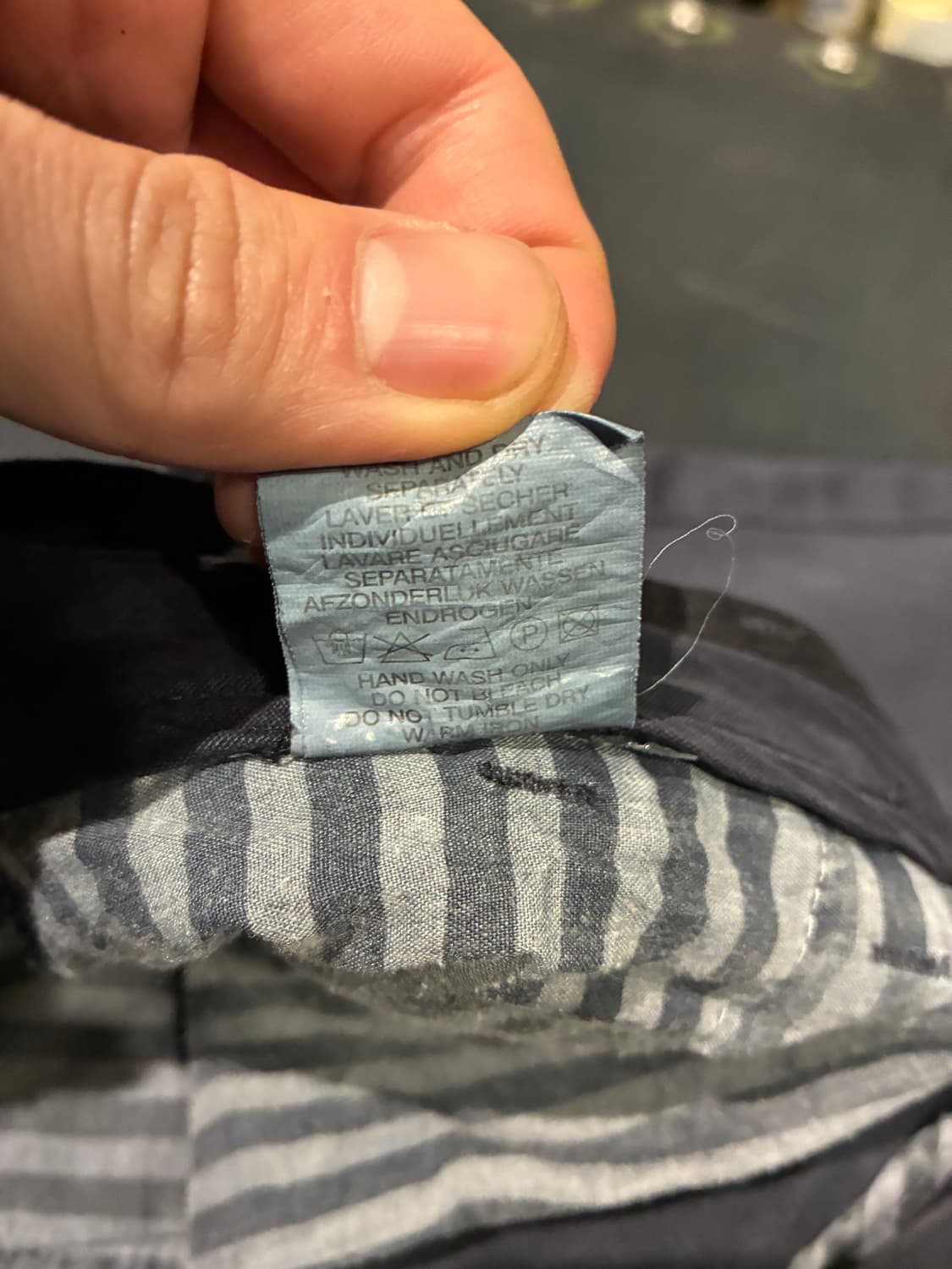 32) 폴 스미스 치노팬츠 네이비 스트레이트 상품이미지5