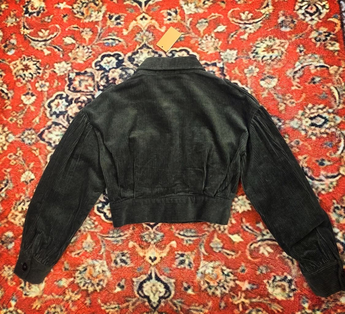 Cider  솔리드 코듀로이 크롭 재킷 상품이미지2