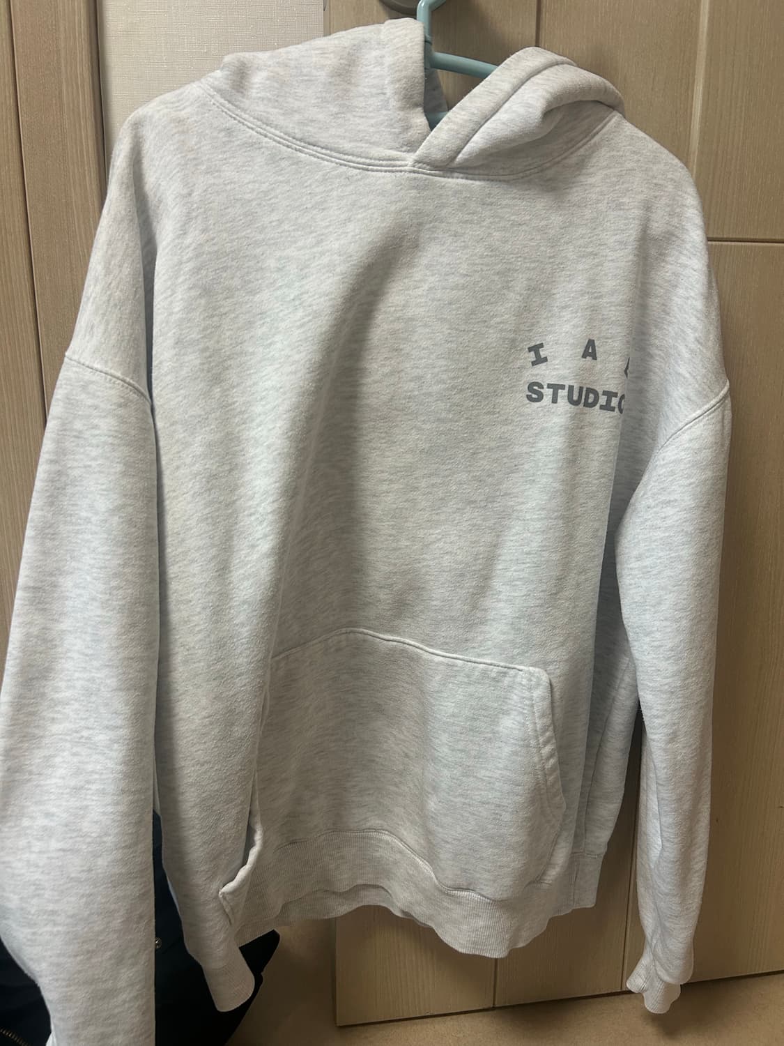 아이앱 스튜디오 후드티 라이트 그레이L 상품이미지2