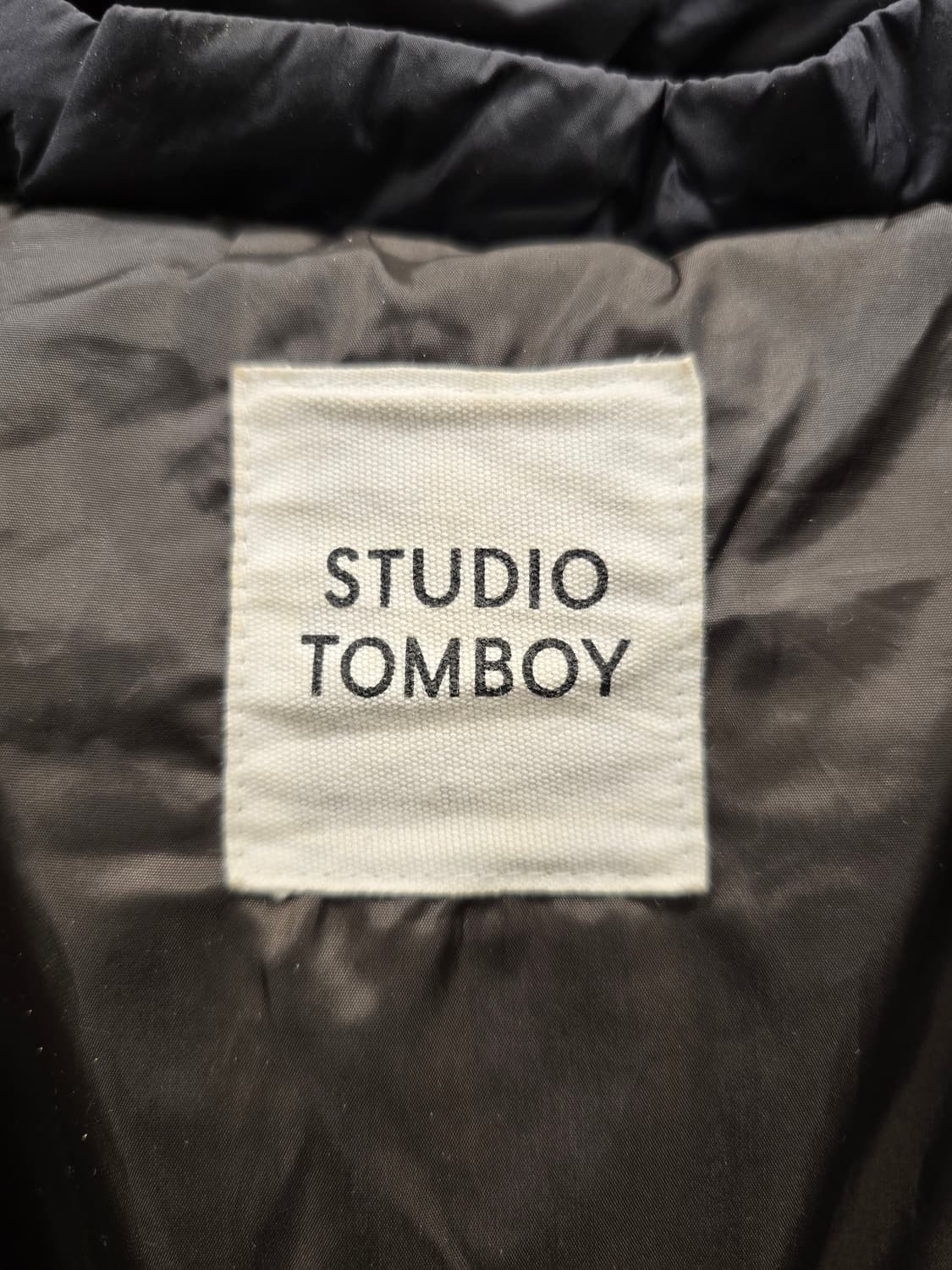 스튜디오톰보이 오버핏 롱패딩 블랙 프리사이즈 상품이미지9